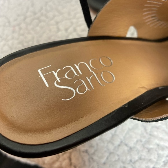 Franco Sarto Strap Lace up Peek A Boo Heels, 8.5 - Picture 7 of 12